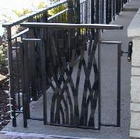 Walk Gate With Matching Railing